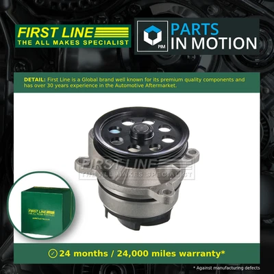 Water Pump fits FORD TRANSIT CUSTOM V362 2.0D 2015 on Coolant Firstline 2007946 - Image 1 of 4