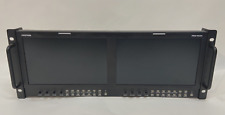 Moniteur rack LCD double 9 pouces Postium PRM-902A avec double HD-SDI, forme d'onde, portée
