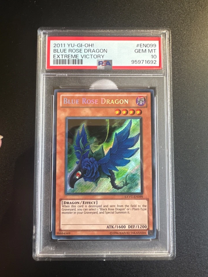 PSA 10 Blue Rose Dragon EXVC-EN099 Extreme Victory Unlimited Edition Rare Rarity - Image 1 of 1
