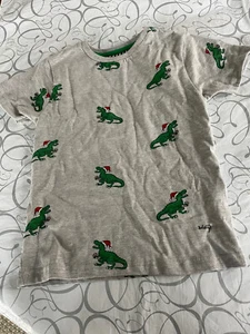 Cactus Boys Santa Christmas Alligator T Shirt Size 4 Holiday Graphic Tee NWT - Picture 1 of 1