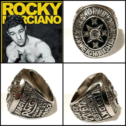 Rocky Marciano Undefeated World Heavyweight Champion (49-0) Ring Size 11 Cover