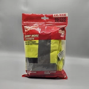 Chaleco de seguridad Milwaukee XXL/XXXL amarillo alta visibilidad tipo R clase 2 #48-73-5023 - Imagen 1 de 5