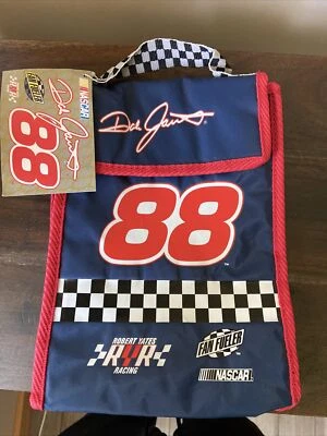 Bolsa de almuerzo vintage años 90 Dale Jarrett #88 7"x3,5"x10" NASCAR Racing 1999 - NUEVA Foto 1 de 2