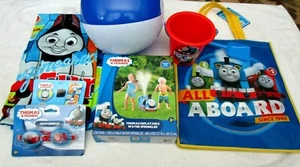 Unisex Thomas the Train Beach Ball,Towel,goggles,sprinker toy,Bag,&sand Bucket - Picture 1 of 3