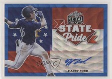 2021 Leaf Metal Draft State Pride Blue Wave /20 Harry Ford #SP-HF1 Auto