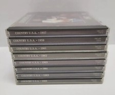 Lot of 8 Country USA Time-Life CDs 1957 1959 1961 1962 1963 1964 1965 1968 Music