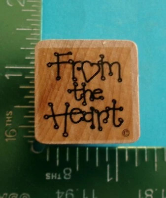 Sello de goma FROM THE HEART Saying de Close To My Heart Foto 1 de 2