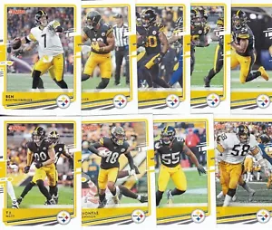 PITTSBURGH STEELERS 2020 DONRUSS VETERAN COMPLETE TEAM SET (9) ROETHLISBERGER + - Picture 1 of 1