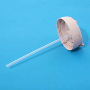 Plastic Lids with Straws for Tumbler Cup Portable Water Bottle Replacement Cover