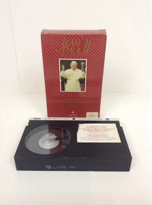RARE VINTAGE POPE JEAN PAUL II BETAMAX TAPE OF 1984 visit to canada cbc src - Foto 1 di 3