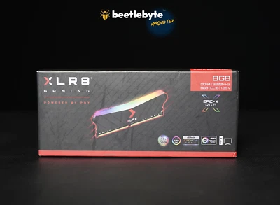 PNY XLR8 Gaming 8GB DDR4 3200MHz (PC4-25600) CL16 1.35V RGB Desktop ( - Image 1 of 4