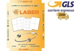 Etichette Autoadesive Bianche Su Foglio A4 105x148 mm 400 id-label 100 fogli