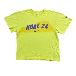 Nike Center Swoosh Logo Tee Kobe Bryant 24 Loose Fit Purple & Gold Mens XL 🐍 - Picture 1 of 10