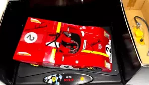 MARIO ANDRETTI JACKY ICKX HANDSIGNIERT 1972 FERRARI 312P RENNWAGEN SEBRING SIEGER - Bild 1 von 9