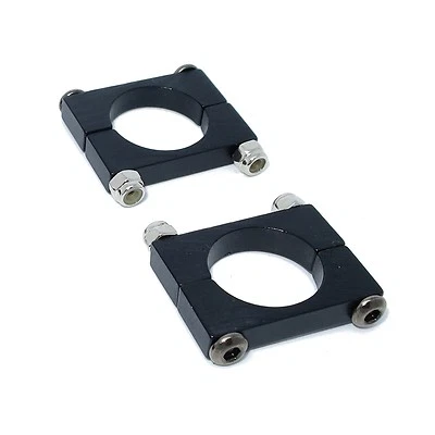 2x Rohr Schelle D15 mm Rohrschelle Quadrocopter Halterung CFK Carbon CNC Alu - Bild 1 von 2