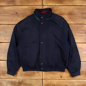 Vintage Members Only Bomberjacke XL Windbreaker Blau - Bild 1 von 8