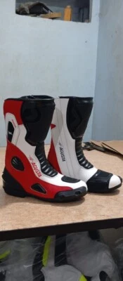 MV AGUSTA motorcycle leather motorbike racing boots - Image 1 of 2