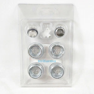 Kit termosifone tappi riduzioni Oter 1" x 1/2 Ral 9010 per radiatore alluminio - Imagen 1 de 5