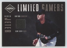 2012 Panini Limited Gamers Game-Used Glove Derek Jeter 219/299 Yankees #8