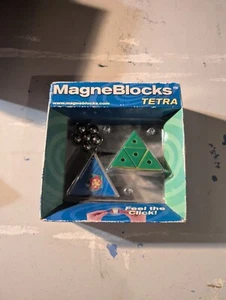 Magneblocks Tetra Vintage magnetisches Bauspielzeug selten neu im Karton - Bild 1 von 2
