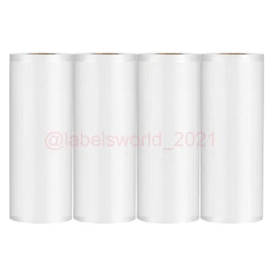 Bolsas selladoras al vacío de 1-80 rollos de 8"x50' para bolsas de almacenamiento en relieve para ahorradores de alimentos 4 mil - Imagen 1 de 6