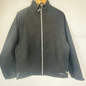 Nike Golf Storm-Fit Full 10 Zip Black Jacket Men’s Size L EUC - Picture 1 of 15