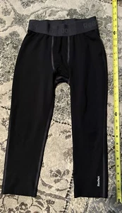 Little Boys REEBOK Large 14-16 Black Speedwick Stretch Athletic Pant Base Layer - Picture 1 of 9