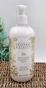 Crabtree & Evelyn Carmalized Fig & Brown Sugar Body Lotion 16.9 Oz Ltd Ed New - Picture 1 of 4