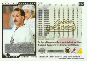 1996-97 Score Golden Blades Special Artist Proof Winners #107 Ray Ferraro - Picture 1 of 1
