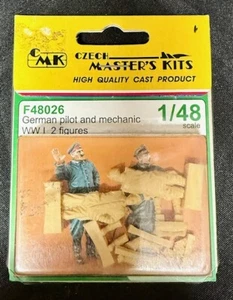 CMK F48026 1:48 Piloto y mecánico alemán Primera Guerra Mundial - 2 figuras - Imagen 1 de 2