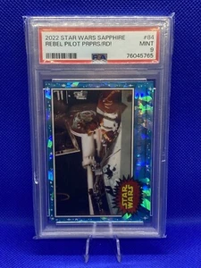 2022 Topps Chrome Sapphire Edition Luke Skywalker Rebel Pilot #84 PSA 9 - Picture 1 of 1