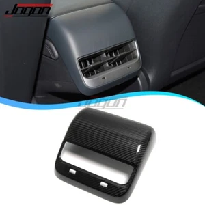 Cubierta de salida de aire trasera para Tesla Model 3 Y 2017-2021 2022 brillo carbono - Imagen 1 de 9
