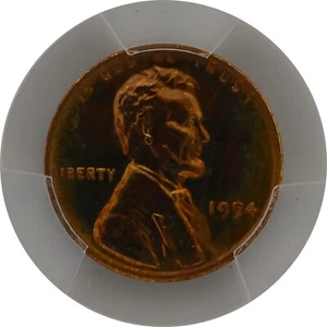 ONE OF PR66RB 1954 RED BROWN WHEAT LINCOLN PENNY PCGS PROOF P-MINT EXACT COIN - Picture 1 of 6