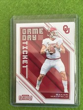BAKER MAYFIELD ROOKIE TICKET CONTENDERS CARD RC OKLAHOMA 2018 Panini GameDay