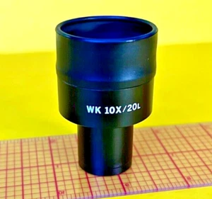 One Olympus Eyepiece [ WK 10X/20L ] Ocular with Soft Rubber and Beautiful Lenses - Picture 1 of 12