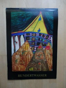 HUNDERTWASSER Buchheim Kalender 1976 - superschöne Drucke - guter Zustand! - Bild 1 von 3