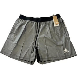 Pantalones Cortos Adidas Para Hombre PrimeBlue Run For the Oceans 6" en Negro Melange Talla 2XL NUEVOS CON ETIQUETAS - Imagen 1 de 4