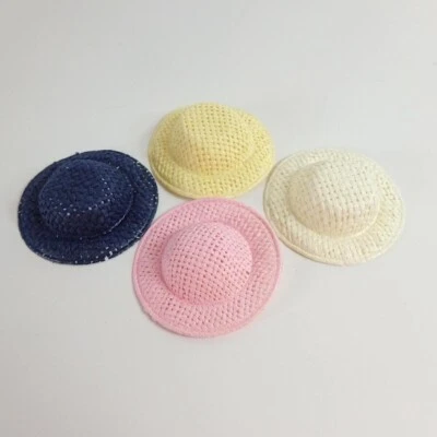 JUEGO DE 4 SOMBREROS DE MUÑECA (SIN DECORAR) PARA CABEZAS DE MUÑECA DE 2-3" Foto 1 de 3