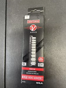 Craftsman V Series 10pc Socket Set - Picture 1 of 3