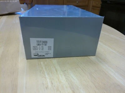 LMB HEEGER CAJA HOBBY TF787 ALUMINIO 12D X 7W X 4 H, NOS Foto 1 de 3