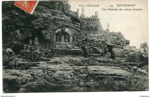 CPA-Carte postale- France - Rotheneuf-Vue générale des Rochers Sculptés (CP1282) - Picture 1 of 1