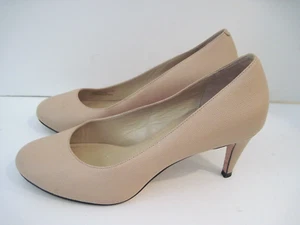 Cole Haan NkeAir strukturierte beige kieselige Lederpumps Größe 7 B - Bild 1 von 6