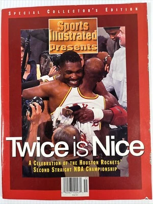 Sports Illustrated 1995 Twice is Nice Houston Rockets Edición Coleccionista Foto 1 de 4