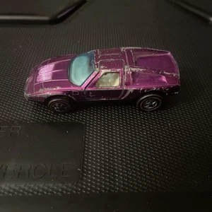 De colección Hot Wheels Redline magenta púrpura Mercedes Benz C-111 1970 Mattel en bruto - Imagen 1 de 6