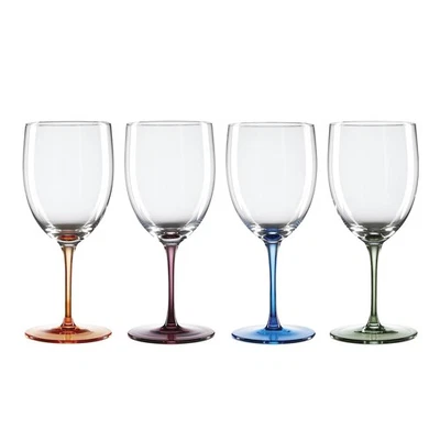 Oneida Bottoms Up Wine Glasses Set of 4, 895928, Barware, Glasses, Wine - Image 1 of 4