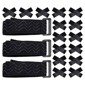Mujer Botas con Correas Antideslizantes Zapato Ajustable Alto Hombre Miss - Imagen 1 de 12