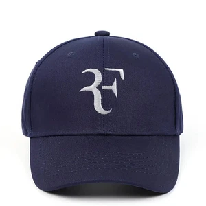 Roger Federer Mütze blau mit weißem RF-Stickmotiv, brandneu - Bild 1 von 1