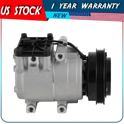 Compresor de aire acondicionado con embrague para Hyundai Elantra Tiburon 1998-2001 L4?2,0 L 9770127000 Foto 1 de 4