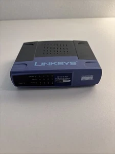 LINKSYS CISCO EZXS55W v3 5-Port 10/100 Workgroup Ethernet Switch w/ Power Cord - Picture 1 of 6