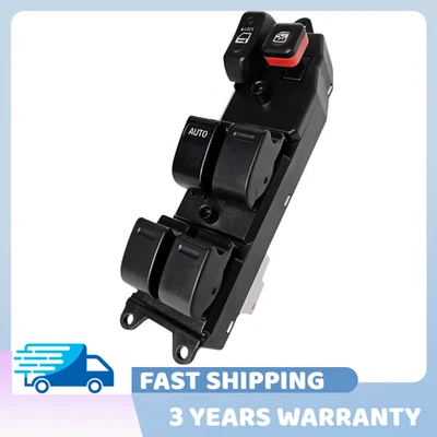 Front Left Power Window Switch For TOYOTA CAMRY 3L V6 2002 2003 2004 2005 2006 - Image 1 of 4